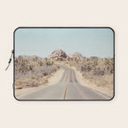 Joshua Tree Desert Road Laptop Sleeve Gallery Image 1