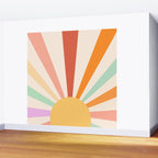 Boho Sun Colorful Wall Mural Gallery Image 2