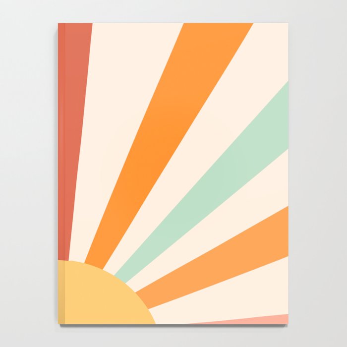 Boho Sun Colorful Notebook Gallery Image 4