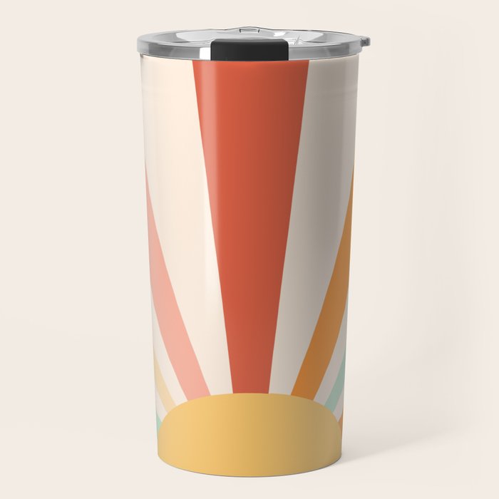 Boho Sun Colorful Travel Mug Gallery Image 1