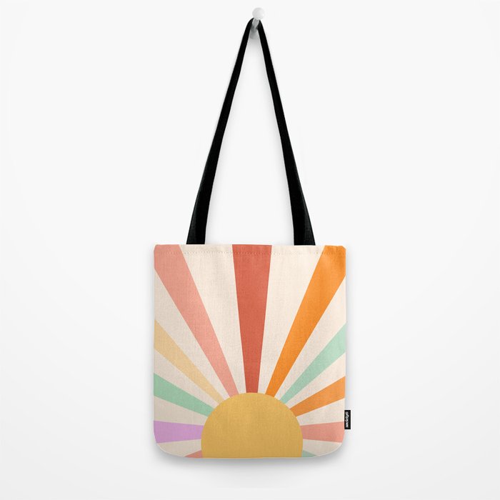 Boho Sun Colorful Tote Bag Gallery Image 2