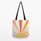 Boho Sun Colorful Tote Bag Gallery Image 2