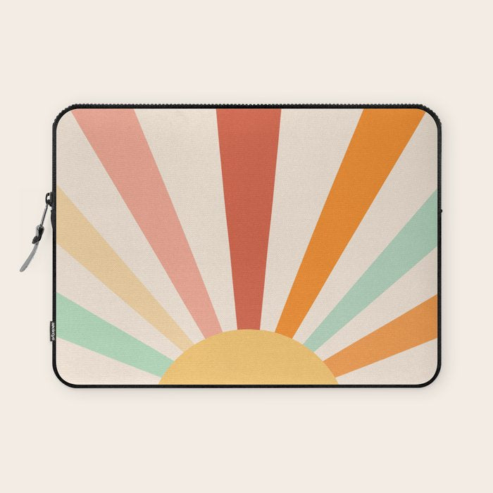 Boho Sun Colorful Laptop Sleeve Gallery Image 1