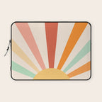 Boho Sun Colorful Laptop Sleeve Gallery Image 1