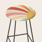 Boho Sun Colorful Stool Gallery Image 2