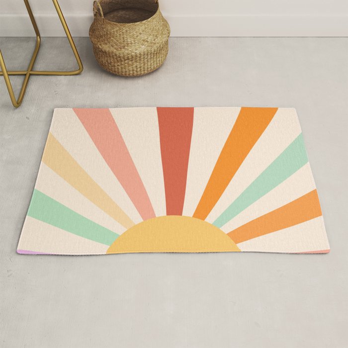 Boho Sun Colorful Rug Gallery Image 1