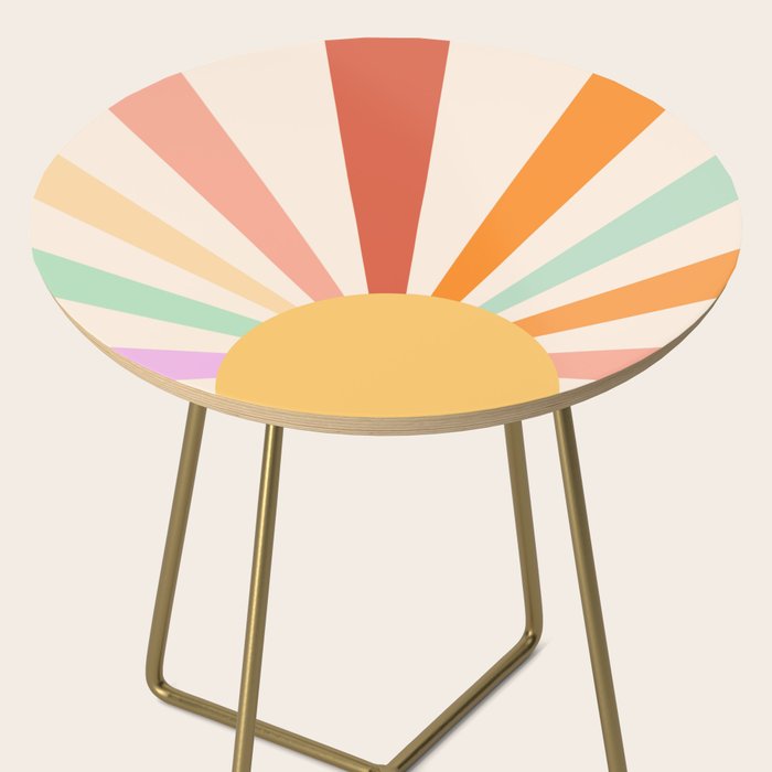 Boho Sun Colorful Side Table Gallery Image 2