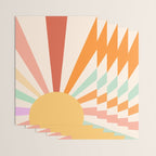 Boho Sun Colorful Wrapping Paper Gallery Image 3