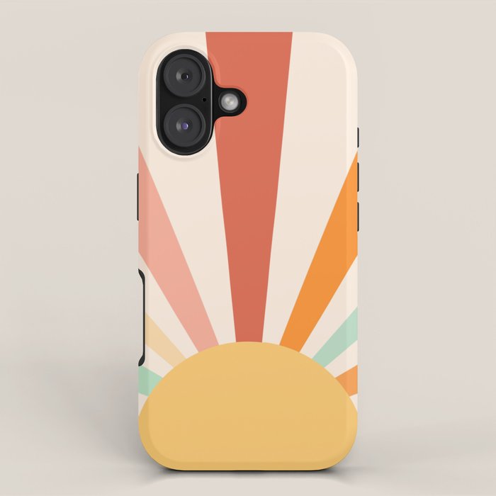 Boho Sun Colorful iPhone Case Gallery Image 1