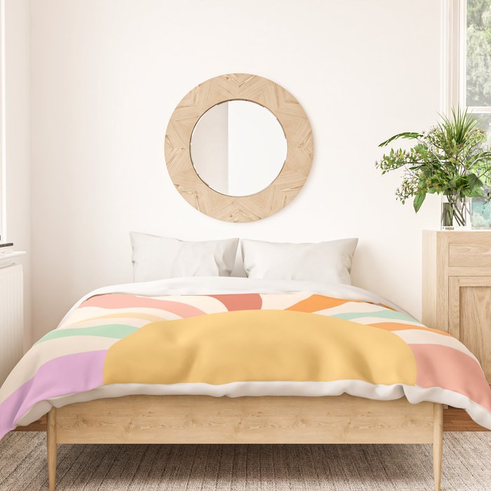 Boho Sun Colorful Duvet Cover Gallery Image 3