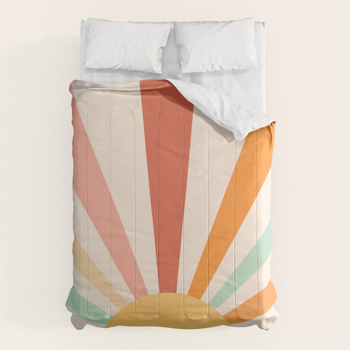 Boho Sun Colorful Comforter Gallery Image 6