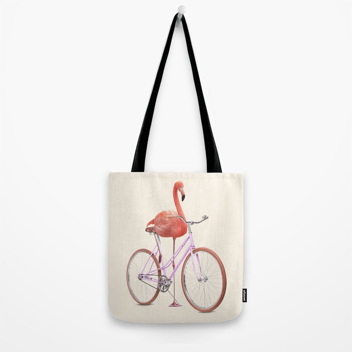 FLAMINGO BIKE Tote Bag Gallery Image 2