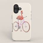 FLAMINGO BIKE iPhone Case Gallery Image 1