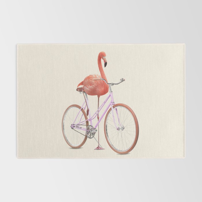 FLAMINGO BIKE Rug Gallery Image 2