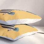 Striped Bird Pair II Pillow Sham Gallery Image 3