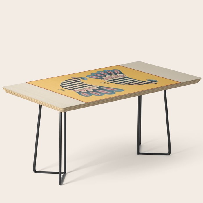 Striped Bird Pair II Coffee Table Gallery Image 1