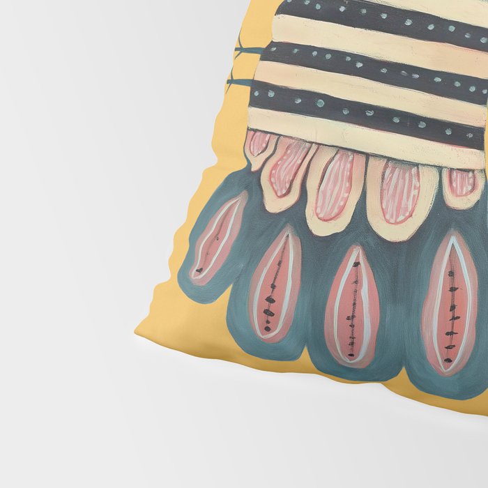 Striped Bird Pair II Pillow Sham Gallery Image 4