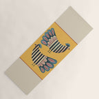 Striped Bird Pair II Yoga Mat Gallery Image 1