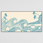 Waves Desk Mat Gallery Image 3