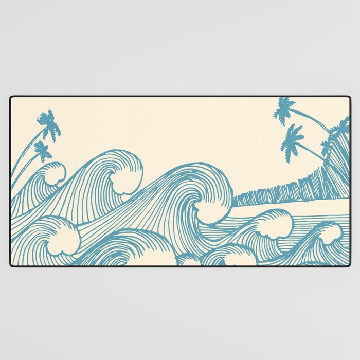 Waves Desk Mat Gallery Image 3
