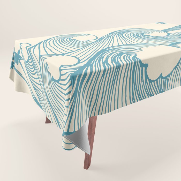 Waves Tablecloth Gallery Image 1