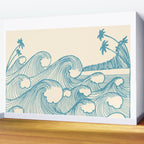 Waves Wall Mural Gallery Image 2