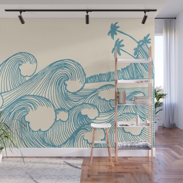 Waves Wall Mural