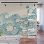 Waves Wall Mural Gallery Image 1