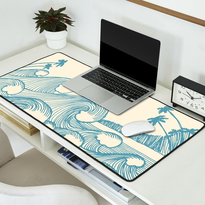 Waves Desk Mat Gallery Image 2