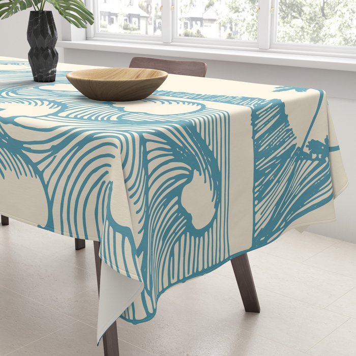Waves Tablecloth Gallery Image 3