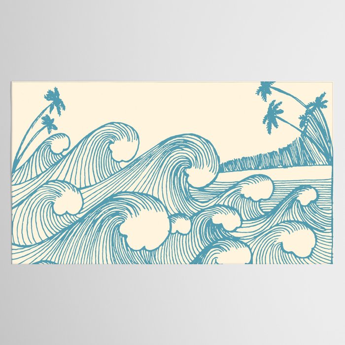 Waves Tablecloth Gallery Image 2
