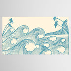 Waves Tablecloth Gallery Image 2