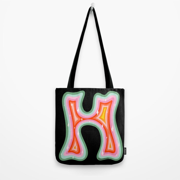 Rainbow H Tote Bag Gallery Image 2
