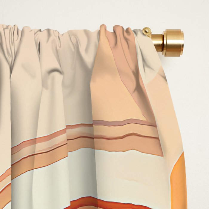 Villa Courtyard Mediterranean Art Window Curtain Gallery Image 2