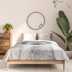 Baby Deer - Black & White Comforter Gallery Image 3