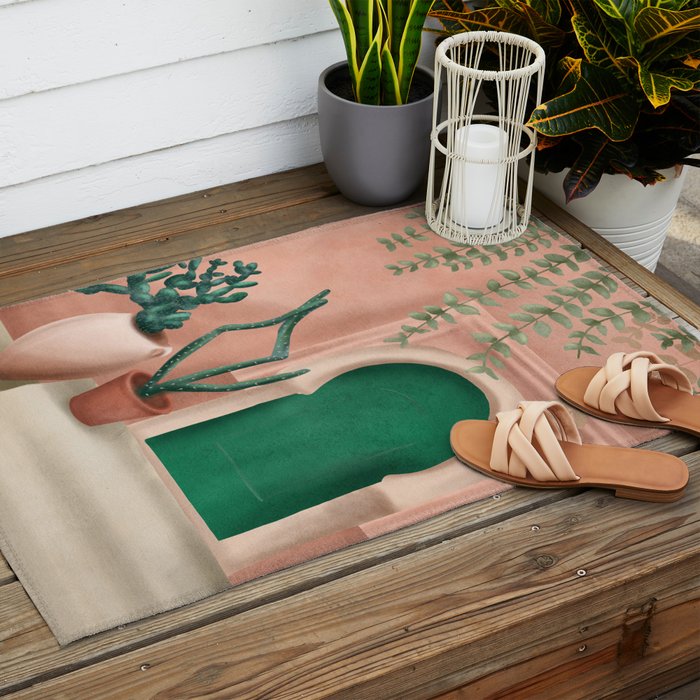 Green Door Outdoor Rug Gallery Image 2