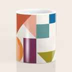 mid century retro shapes geometric Coffee Mug Gallery Image 4