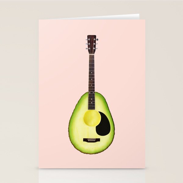 AVOCADO GUITAR Stationery Card Gallery Image 2