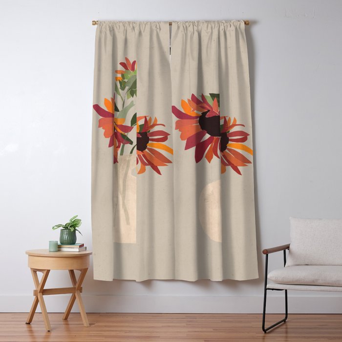 Sunflowers 12 Window Curtain Gallery Image 5