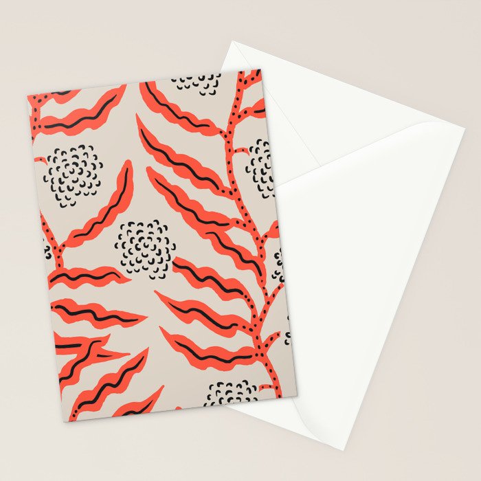LA VILLE VINE CORAL Stationery Card Gallery Image 2