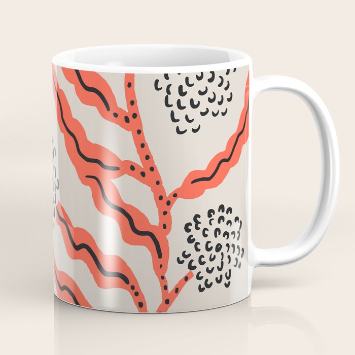 LA VILLE VINE CORAL Coffee Mug Gallery Image 1