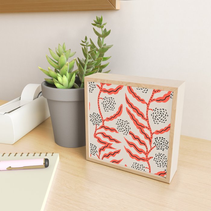 LA VILLE VINE CORAL Mini Art Print Gallery Image 2