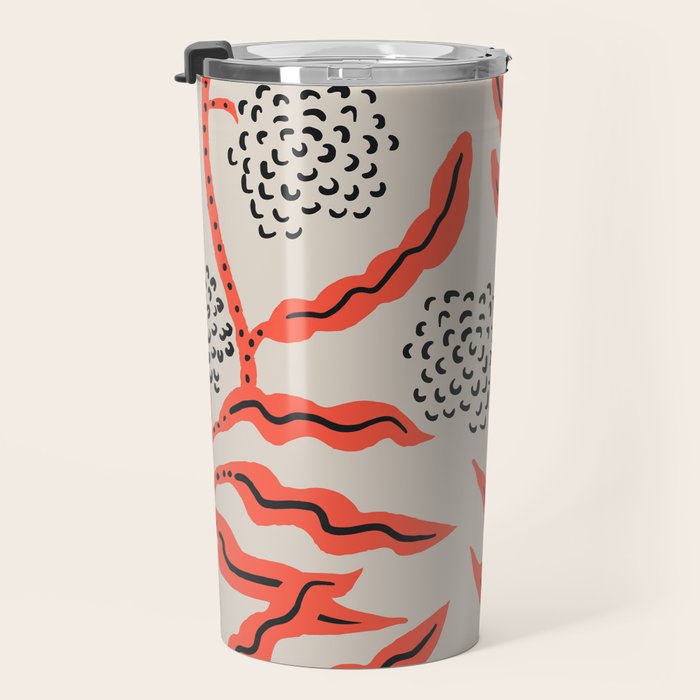 LA VILLE VINE CORAL Travel Mug Gallery Image 3