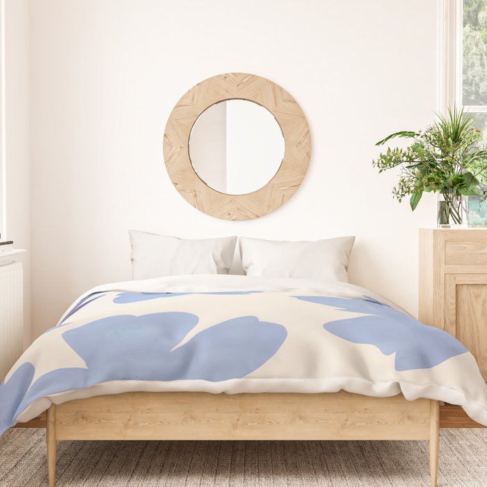 Light Blue Flowers Duvet Cover Gallery Image 3