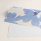 Light Blue Flowers Wrapping Paper Gallery Image 2