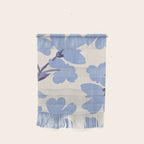 Light Blue Flowers Wall Hanging Gallery Image 1