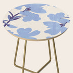 Light Blue Flowers Side Table Gallery Image 2