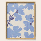 Light Blue Flowers Serving Tray Gallery Image 1