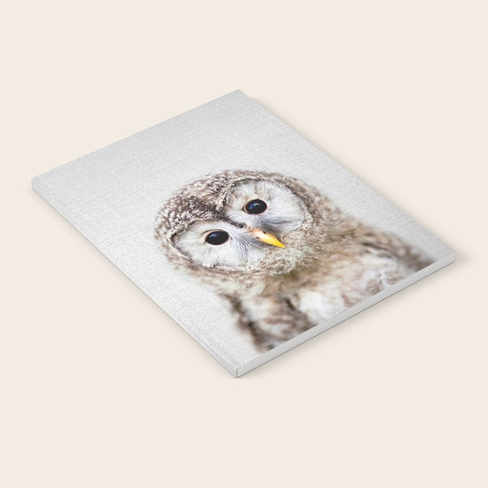 Baby Owl - Colorful Notebook Gallery Image 1