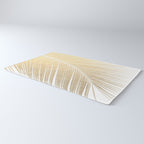 Palm leaf - gold Rug Gallery Image 3
